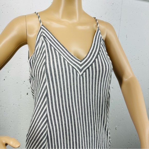 COA Clothing Of AhnJoongHee Clothing Women's Small Striped Ribbed Tank Top NEW - Picture 3 of 12